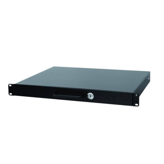 Omnitronic 30100951 19 racklåda 1 U Stål