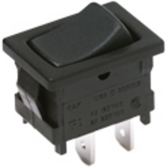 C & K Switches D201J12S205PQA Vippströmbrytare 125 V/AC 4.00 A 2x På/På 1 st Bulk