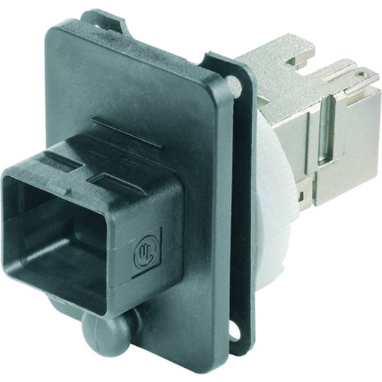 Fläns RJ45, IP 67, Variant 4, Koppling, Cat.6A / Class EA (ISO/IEC 11801 2010)