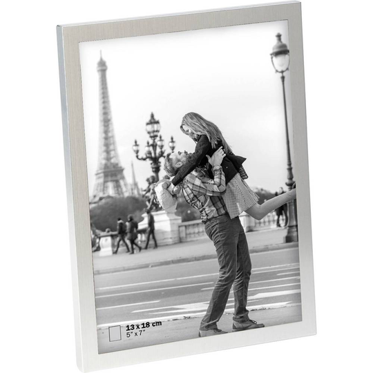 walther+ design Växelram akryl BT318T Pappersformat: 13 x 18 cm Silver