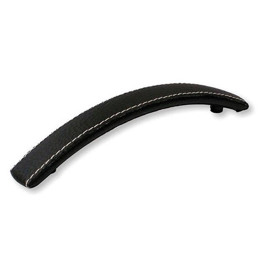Linfalk Handtag läder svart 0641-128-25L