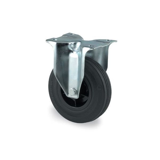 Tente 3478PVR080P62 Industrihjul fast hjul, gummi, platta 105x85 mm 80 mm