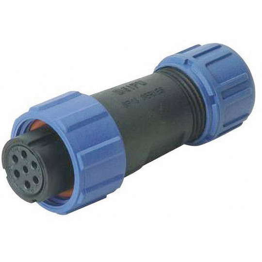 Weipu SP1310 /S 2 I Rundkontakt Hona rak Serie (rundkontakt): SP13 Totalt antal poler: 2 1 st