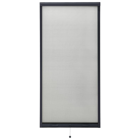 vidaXL Insektsnät för fönster antracit 60x150 cm