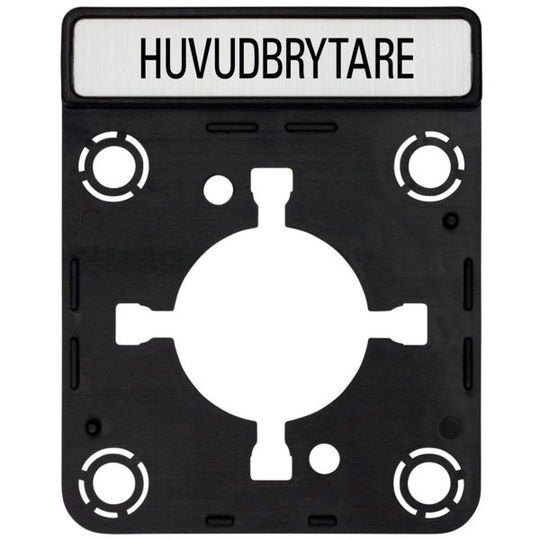 Kraus & Naimer 3162472 Rubrikskylt 48 mm, HUVUDBRYTARE