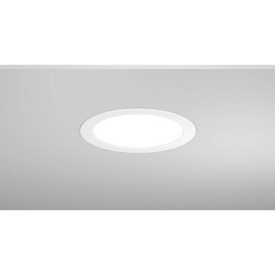 LED-panel infälld LED EEK: beroende av ljuskälla RZB Toledo Flat LED/18W-4000K D2 901453.002.1 Vit