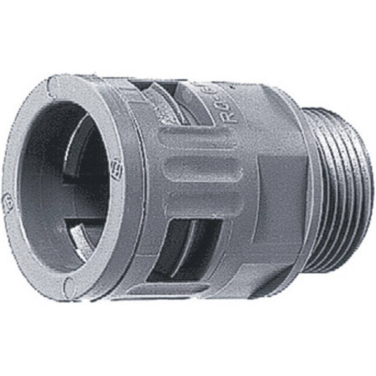 LAPP 55501010 SILVYN® KLICK-GM 12x1.5 Slangskruvlåsning Grå (RAL 7001) M12 10 mm Rak 1 st