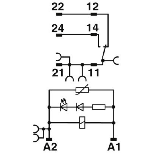 Phoenix Contact 2909774 RIF-1-RSC-LV-120AC/1X21MS Relämodul 10 st