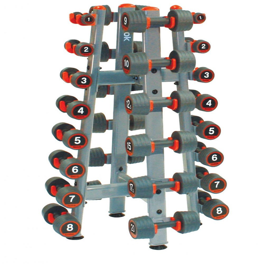 Reebok Hantelställ Rack Rubber Dumbbell