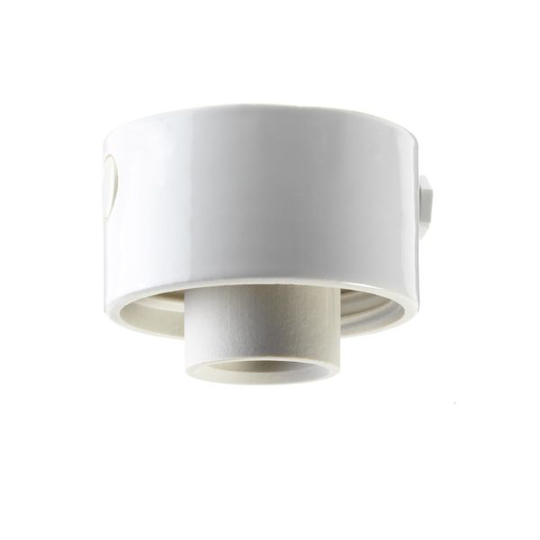 Ifö Electric 55721-000-10 Sockel rak, vit, IP54 E27