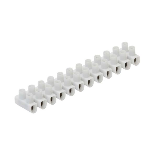 Rutab 1441180 Kopplingslist 12-polig, vit