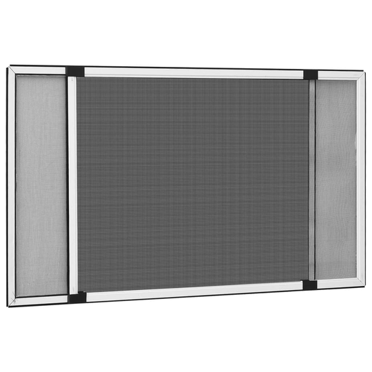 vidaXL Expanderbart insektsnät för fönster vit (75-143)x50 cm