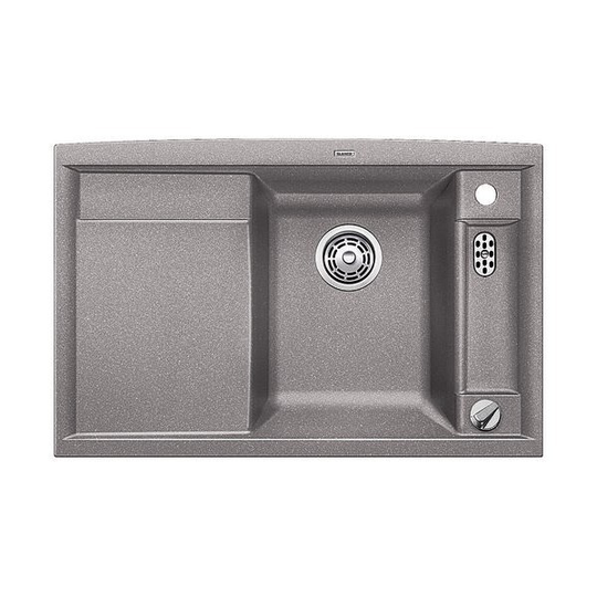 Blanco Planmonterad Diskbänk Axia II 45 S-F Alumetallic