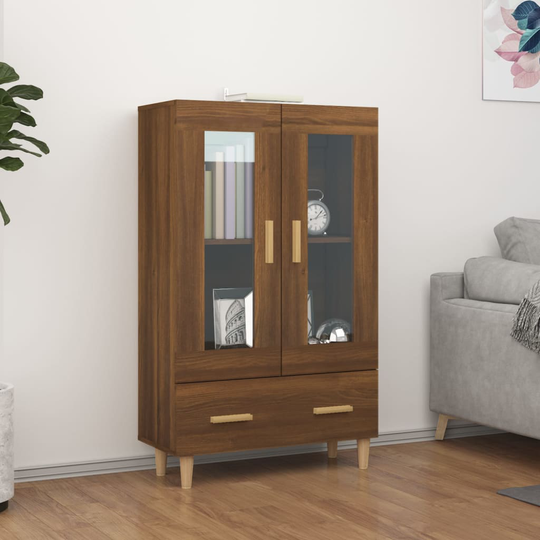 vidaXL Skåp brun ek 70x31x115 cm konstruerat trä