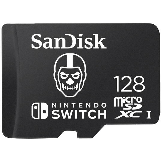 SanDisk microSDXC Extr 128GB (U3/UHS-I/CL.10/R100/W60) Fortnite, Skull Trooper microSDXC-Kort 128 GB UHS-I