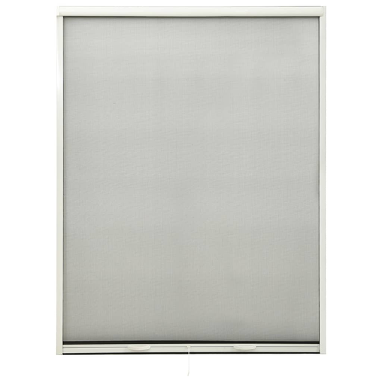 vidaXL Insektsnät för fönster vit 130x170 cm
