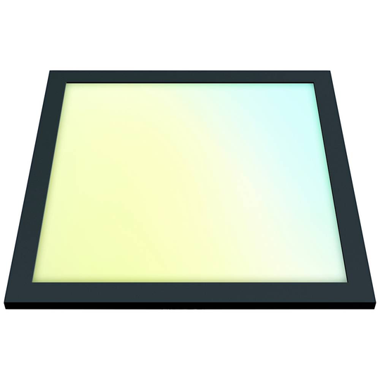 LED-takbelysning 12 W WiZ Panel WiZ Ceiling SQ 12W Black 27-65K TW 8719514554917 Svart