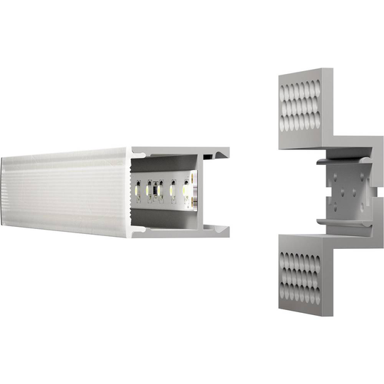 Profil Aluminium/Plast (L x B x H) 200 x 2.49 x 2.25 cm Paulmann Deep 70861