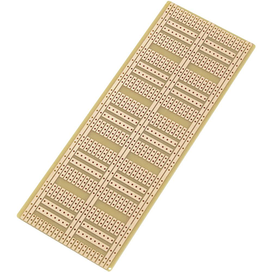 TRU COMPONENTS SU527181 IC-kort Laminerat papper (L x B) 60 mm x 160 mm 35 µm Rastermått 2.54 mm Innehåll 1 st