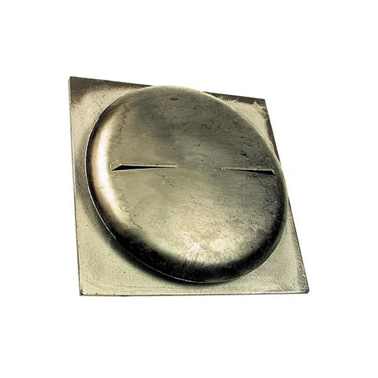 Habo 85 Tallriksventil fyrkant, aluminium 100 mm