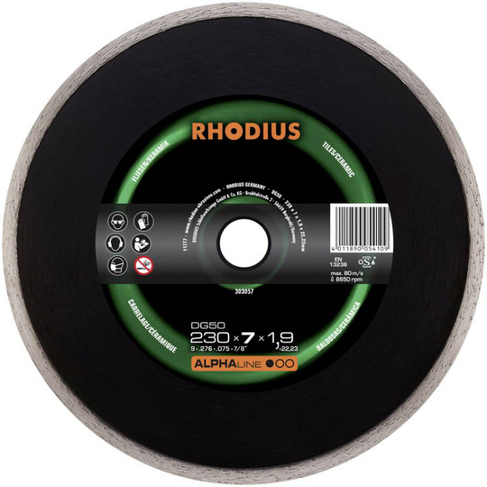 Diamantkapskiva Rhodius 303053 Diameter 115 mm 1 st