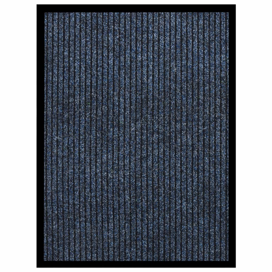 vidaXL Dörrmatta blårandig 60x80 cm