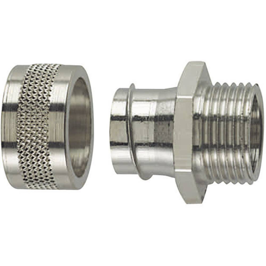 HellermannTyton 166-31001 PSC12-FM-M16 Slangskruvlåsning Metall M16 10.20 mm Rak 1 st