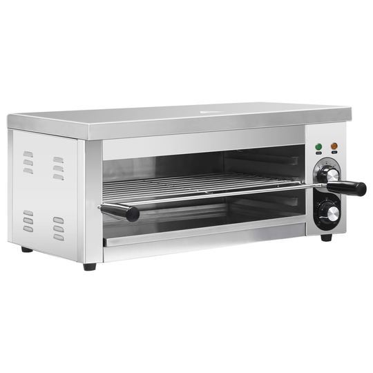 vidaXL Elektrisk salamander gastronorm 2500 W rostfritt stål