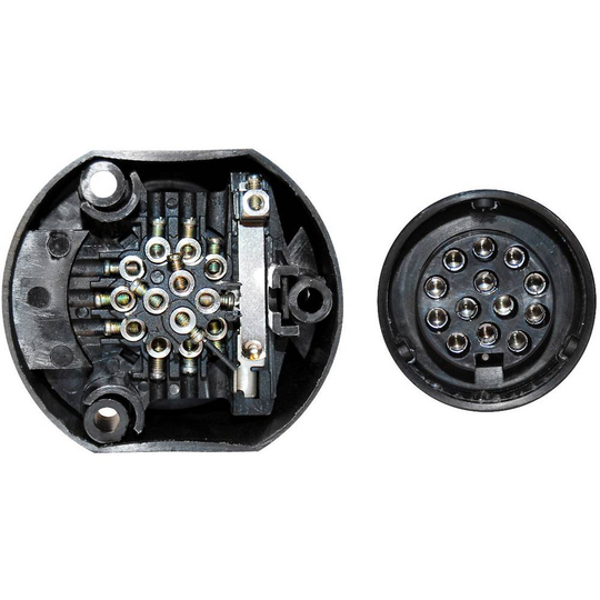 TFA Stecker 88005 Släpvagnskontakt [ - Sockel 13-polig] Plast