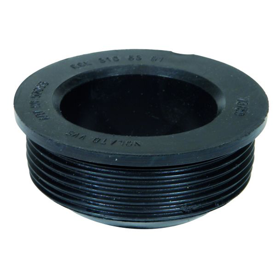 Purus 3106391 Gumminippel 73/50 mm, svart