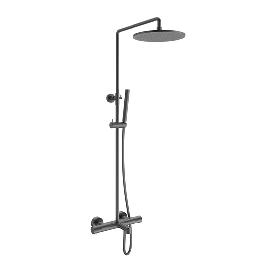 Takduschset Bathlife Vidd Tak med Badkarsblandare