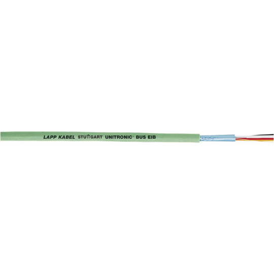 Bussledning UNITRONIC® BUS 2 x 2 x 0.80 mm² Grön LAPP 2170240-1 Metervara
