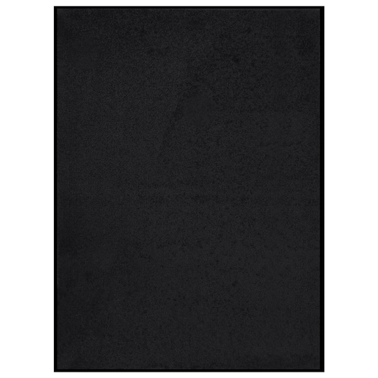 vidaXL Dörrmatta svart 60x80 cm