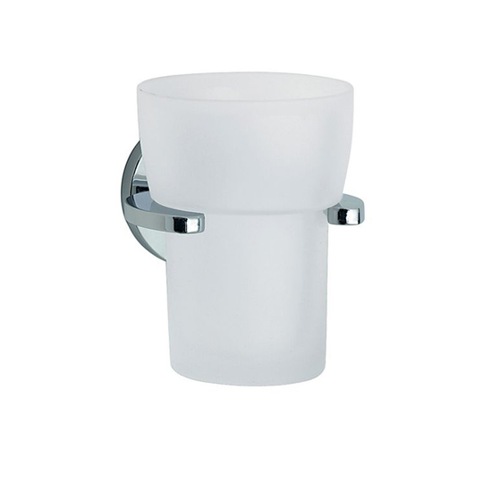 Tandborstglas Smedbo Loft LK343 Krom/Frostat Glas