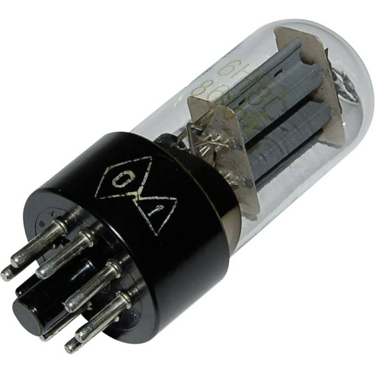 6 SN 7 GT Elektronrör Dubbeltriod 90 V 10 mA Antal poler: 8 Lampsockel: Oktal Innehåll 1 st