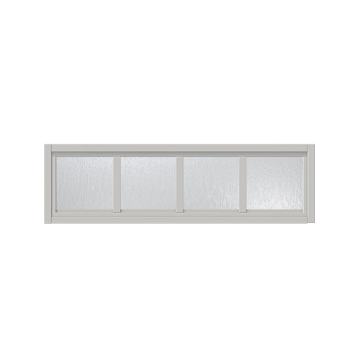 Överljus med spröjs Näs 10x4, Ljusgrå, Cotswoldglas