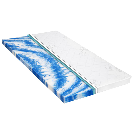 vidaXL Bäddmadrass 80x200 cm gelskum 7 cm