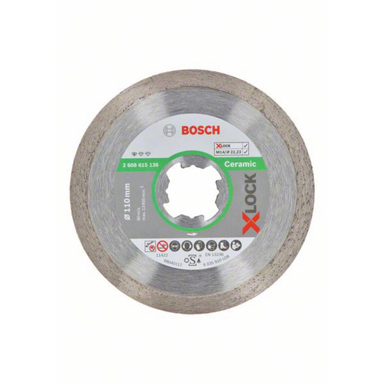 Diamantkapskiva Bosch Accessories 2608615136 Diameter 110 mm 1 st
