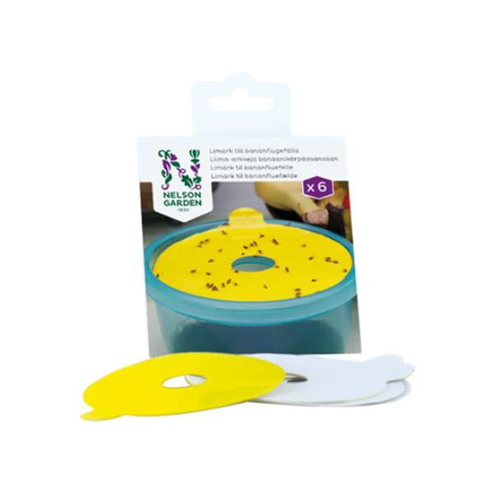 Nelson Garden 8658 Limark till bananflugefälla, 6-pack