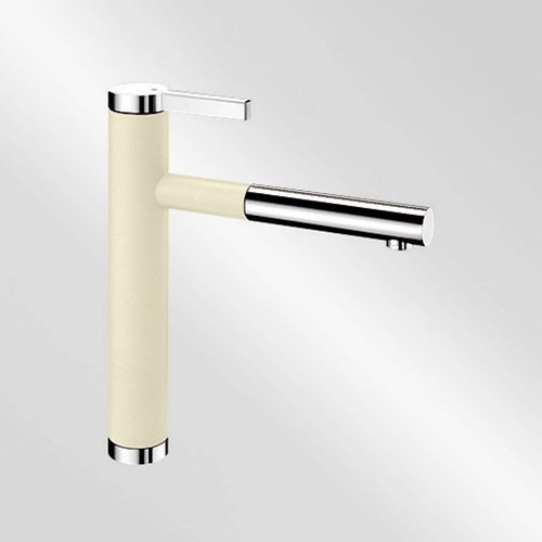 Blanco Köksblandare Linee S Silgranit-look - Silgranit-look Jasmin / Krom