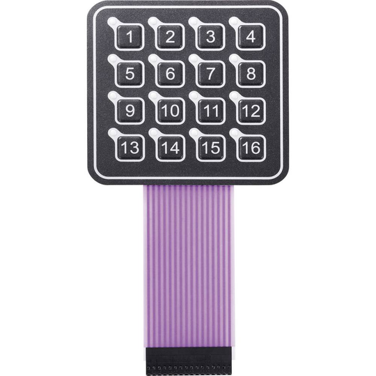 Membran-keypad Knappsats-matris 4 x 4 APEM AC3561ILL 1 st