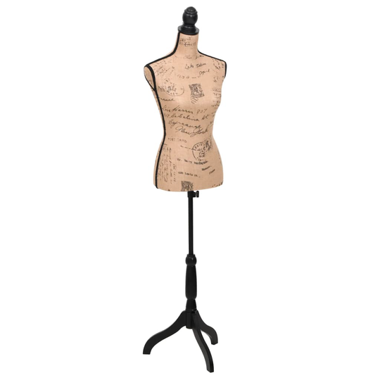 vidaXL Dambyst brun/svart jute