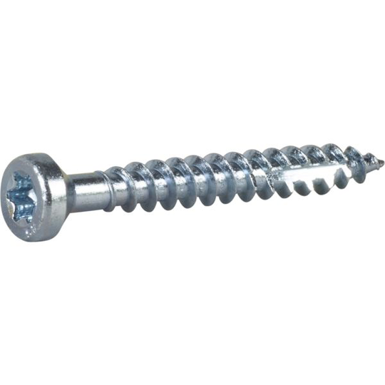 ESSVE 511298 Träskruv TX30, elförzinkad, 6 mm Ø, 8-pack 50 mm