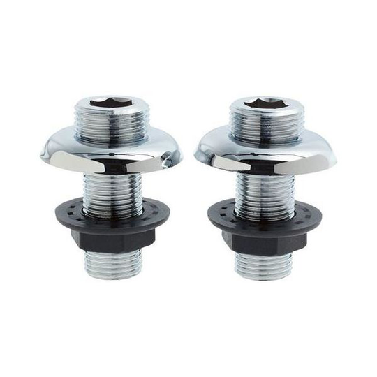 Trio Perfekta 3010030322 Anslutningskoppling för duschkabin, utan avstängning, 2-pack