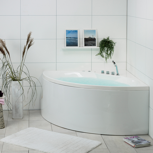Bubbelbadkar Noro Star 140 inkl. blandare