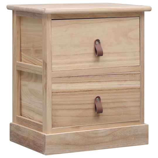vidaXL Sängbord 38x28x45 cm kejsarträ