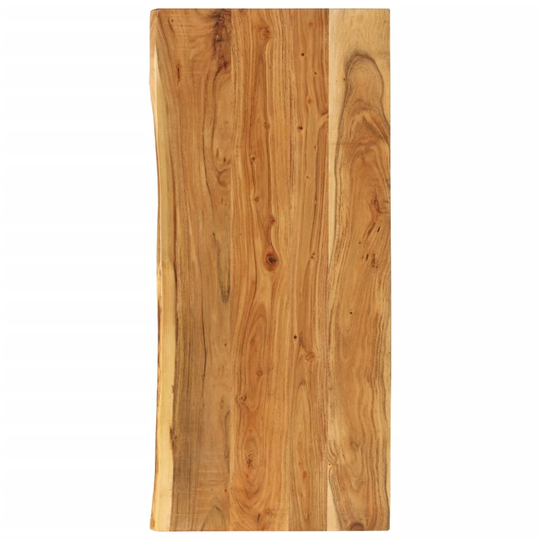 vidaXL Bänkskiva för badrum massivt akaciaträ 140x55x2,5 cm