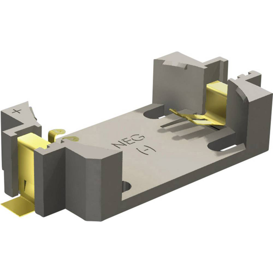 Knappscellshållare 1x CR 2450 Horisontell, Utanpåliggande montering SMD (L x B x H) 36.41 x 16 x 7.47 mm Keystone 1052