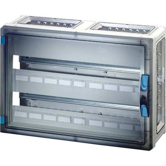 Hensel 4012591116707 FP 1409 Normkapsling Utanpåliggande Moduler totalt = 54 Antal serier = 2