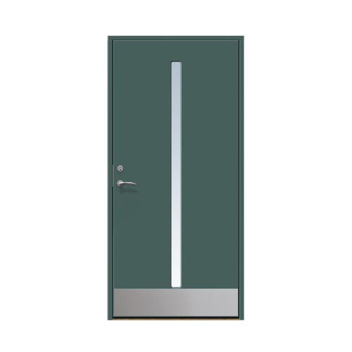 Enkeldörr till villa Åkarp 9 x 20, Högerhängd, Skogsgrön
